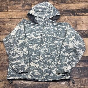 Propper Military Jacket Extreme Cold Weather Wet Camo‎ Coat Hooded S-R